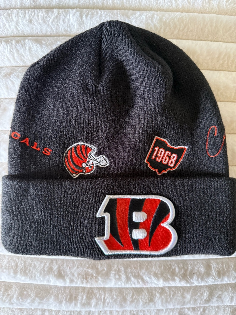 New Era Cincinnati Bengals NFL Black Knit Beanie